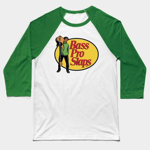 Victor Bass Pro Slaps Baseball T-Shirt by Hindsight Apparel